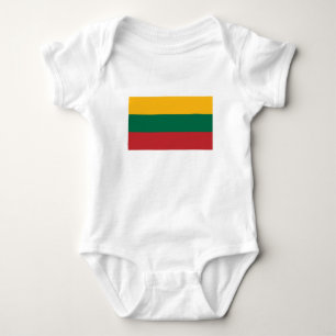litauische Flagge Baby Strampler