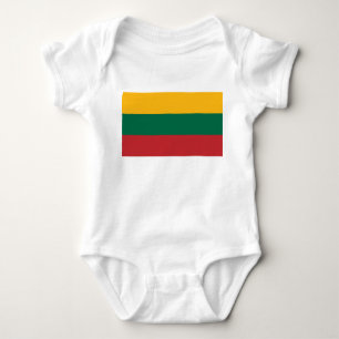 litauische Flagge Baby Strampler