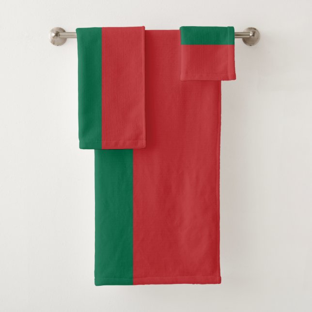 litauische Flagge Badhandtuch Set (Insitu)