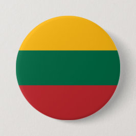 litauische Flagge Button