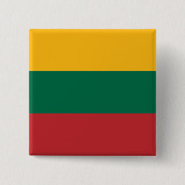 litauische Flagge Button