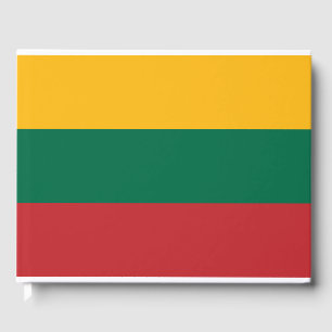 litauische Flagge Gästebuch