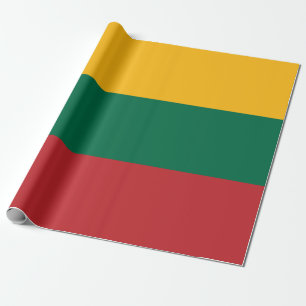 litauische Flagge Geschenkpapier