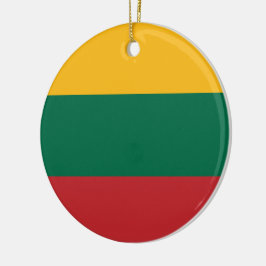 litauische Flagge Keramik Ornament