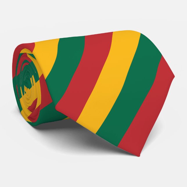 litauische Flagge Krawatte (Gerollt)