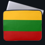 Litauische Flagge Laptopschutzhülle<br><div class="desc">Mehr Spaßerbstolzgeschenke sind- in meinem Speicher verfügbar!</div>