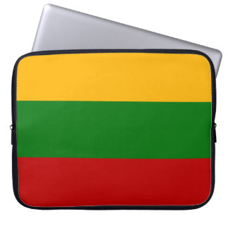 Litauische Flagge Laptopschutzhülle