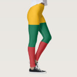 litauische Flagge Leggings<br><div class="desc">Patriotische Flagge Litauens.</div>
