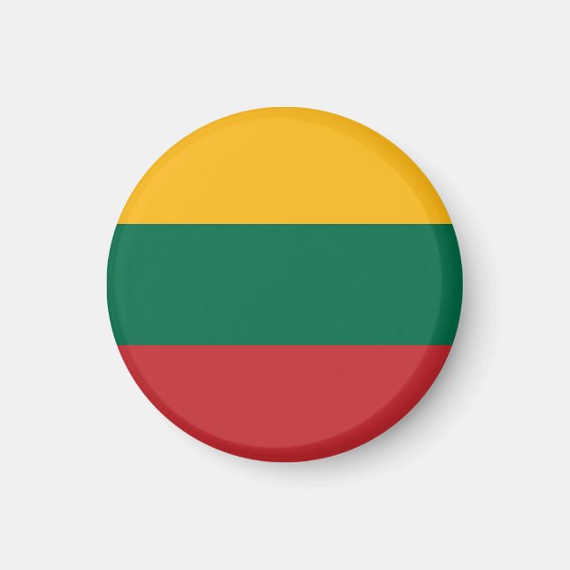 Litauische Flagge Magnet (Vorne)