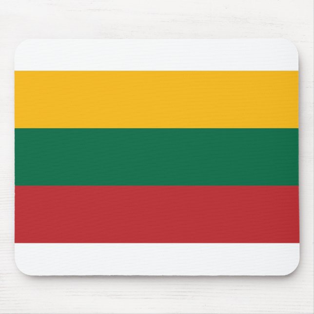 Litauische Flagge Mousepad (Vorne)