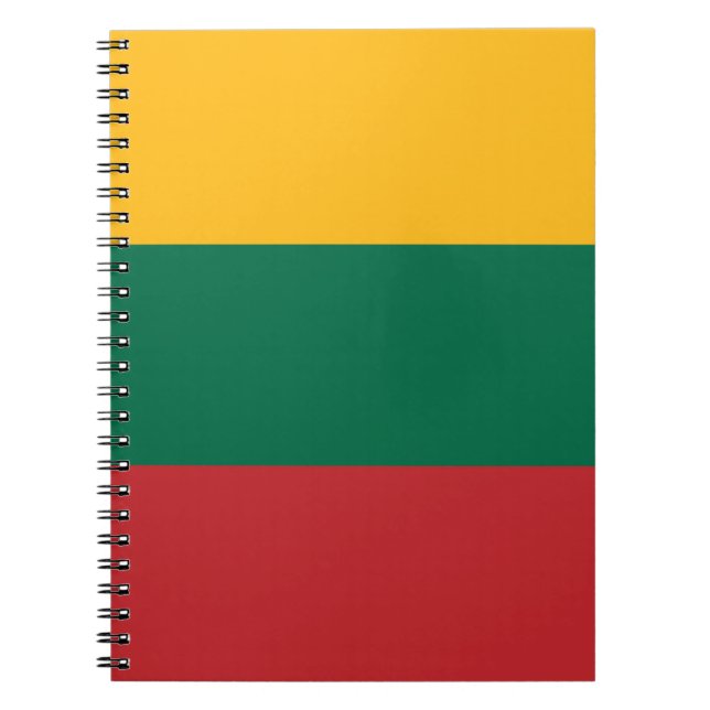 litauische Flagge Notizblock (Vorderseite)