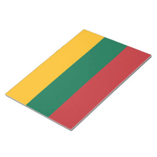 litauische Flagge Notizblock