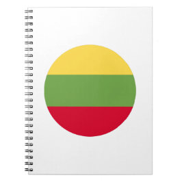 litauische Flagge Notizblock
