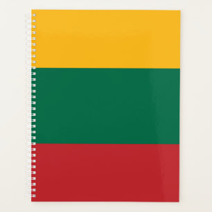 Litauische Flagge Planer