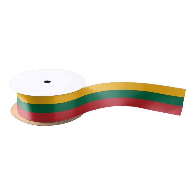 litauische Flagge Satinband (Spule)