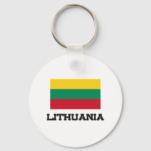 litauische Flagge Schlüsselanhänger