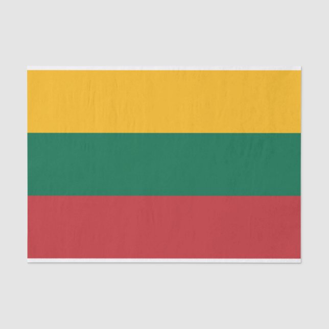 Litauische Flagge Seidenpapier (Vorderseite)