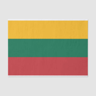 litauische Flagge Seidenpapier