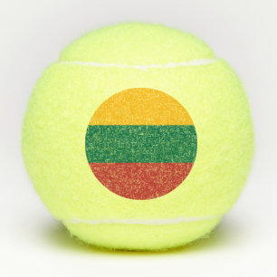 litauische Flagge Tennisbälle