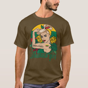 Litauische Girl Litauen Flagge für litauische Frau T-Shirt