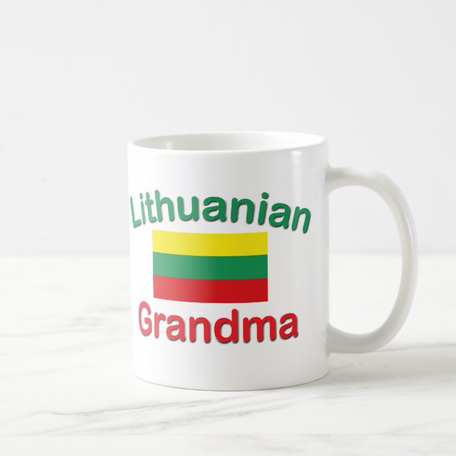 Litauische Großmutter Kaffeetasse (Rechts)