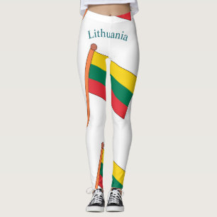 Litauische Landesflagge Thunder_Cove Leggings
