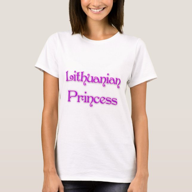 Litauische Prinzessin T-Shirt (Vorderseite)