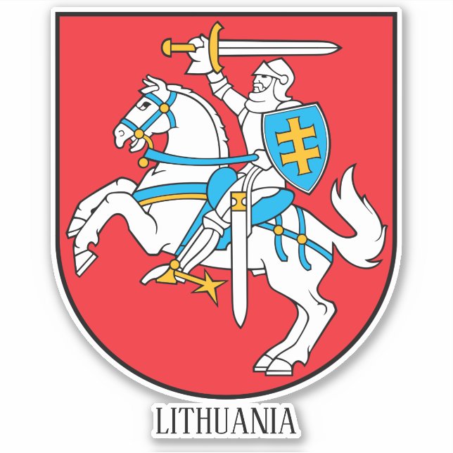 Litauische Staatsmedaille für Rüstungsgüter Aufkleber (Vorderseite)