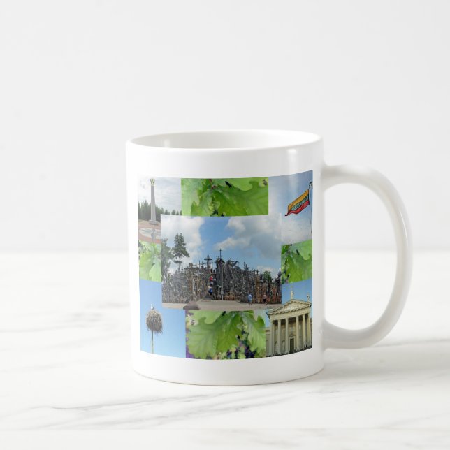 Litauische Standorte Kaffeetasse (Rechts)