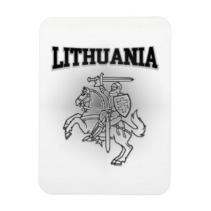 litauische Wappen Magnet