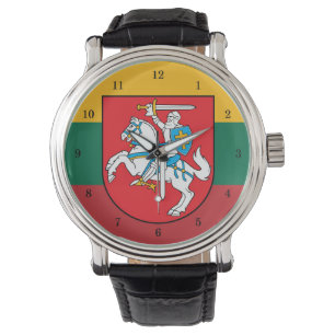 litauische Wappen Vytis Watch Armbanduhr