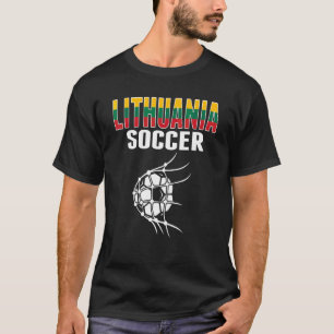 Litauischer Fußball Im Netz Litauischer Fußball F T-Shirt