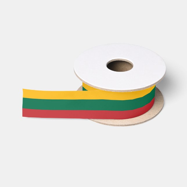 Litauisches Flaggenband Satinband (Spule)