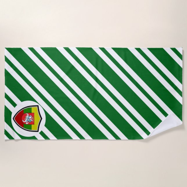 Litauisches Handtuch mit Flagge (Vorderseite)