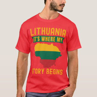 Litauisches Mädchen T-Shirt