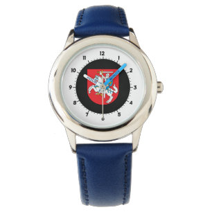 litauisches Wappen Armbanduhr