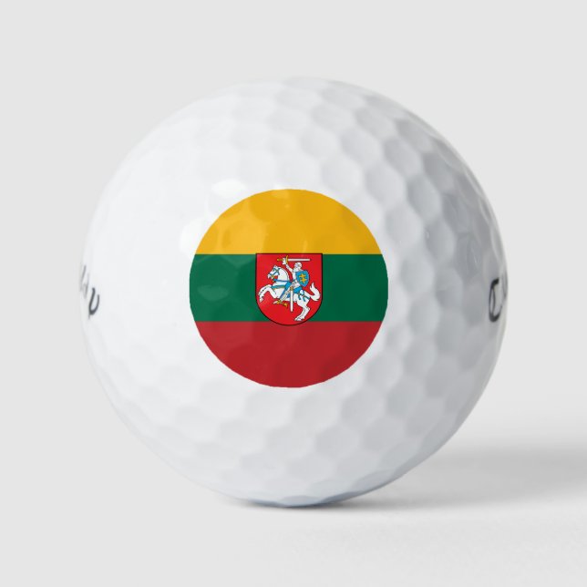 litauisches Wappen Golfball (Vorderseite)