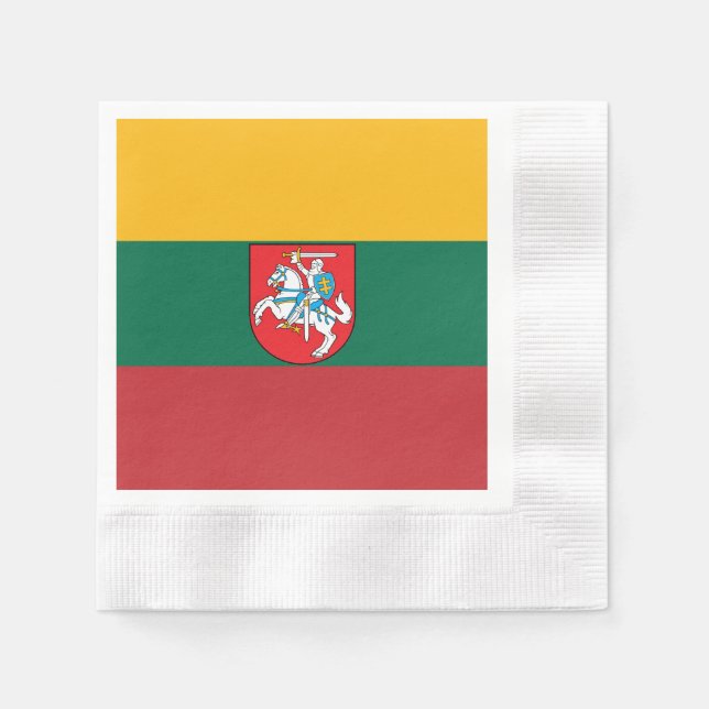litauisches Wappen Serviette (Vorderseite)