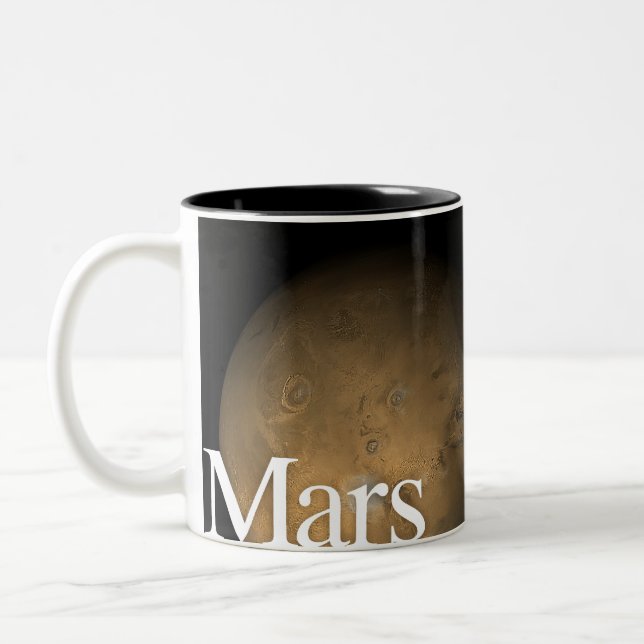 LITD Planeten-Tasse: Mars Zweifarbige Tasse (Links)