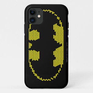 Lite-Brite Bat Emblem iPhone 11 Hülle