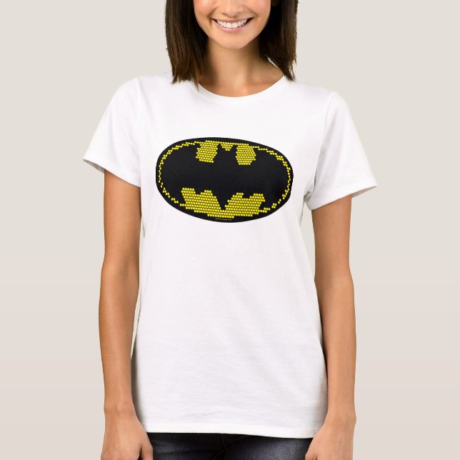 Lite-Brite Bat Emblem T-Shirt (Vorderseite)