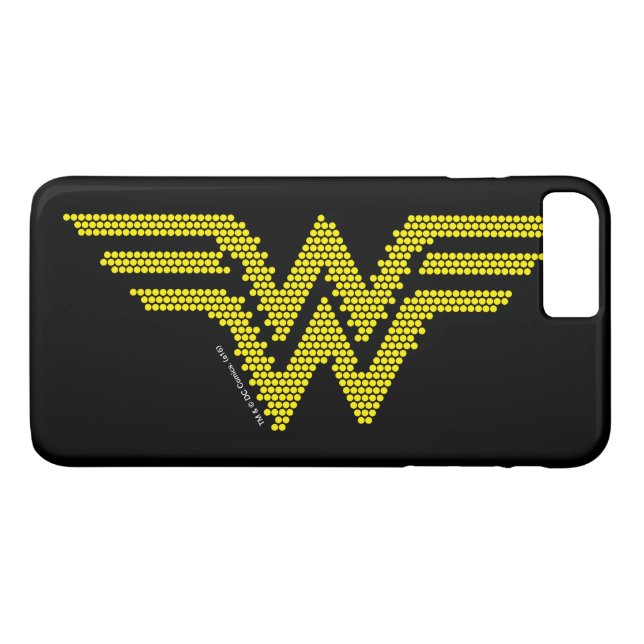 Lite-Brite WW Symbol Case-Mate iPhone Hülle (Rückseite (Horizontal))