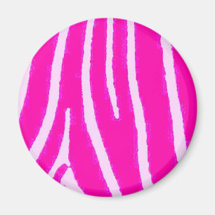 Lite rosa Zebra-Magnet Magnet