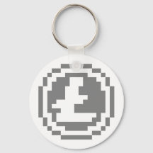 Litecoin LTC 8-Bitlogo | grundlegender