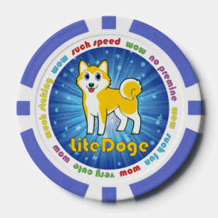 LiteDoge Zeichen Pokerchips