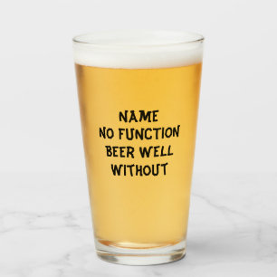 Liter-Bierglas 16 Unze (Unze) - "keine Funktion " Glas