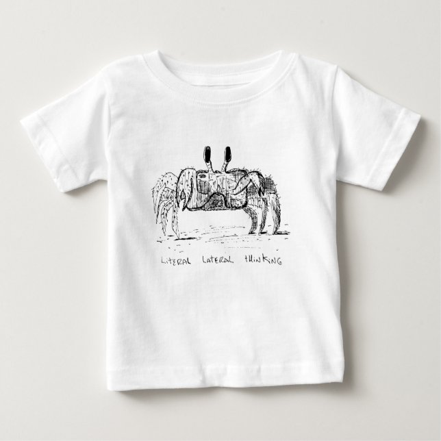 Literal Lateral Thinking Baby T-shirt (Vorderseite)
