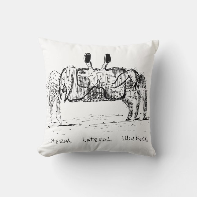Literal Lateral Thinking Kissen (Vorderseite)