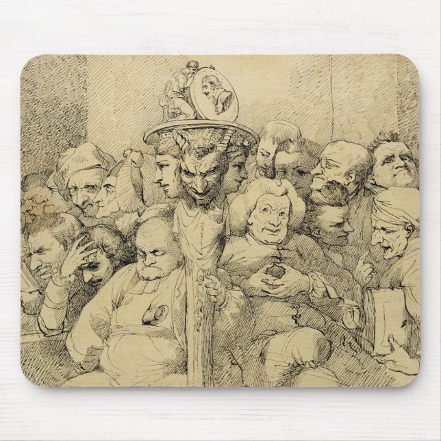 Literarische Charaktere zusammengebaut um das Mousepad (Vorne)