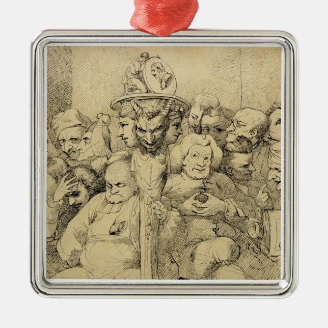 Literarische Charaktere zusammengebaut um das Silbernes Ornament (Vorne)